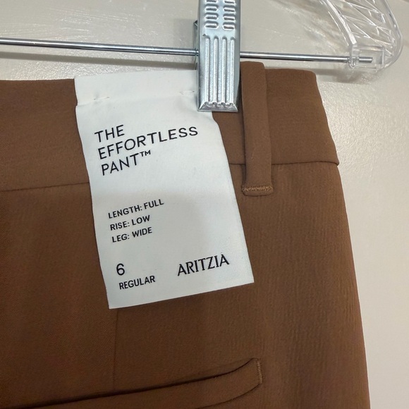 NWT Aritzia “The Effortless Pant”, Low Rise Size 6 - Picture 7 of 9